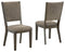 Wittland - Dark Brown - Dining Uph Side Chair (2/cn)-Washburn's Home Furnishings