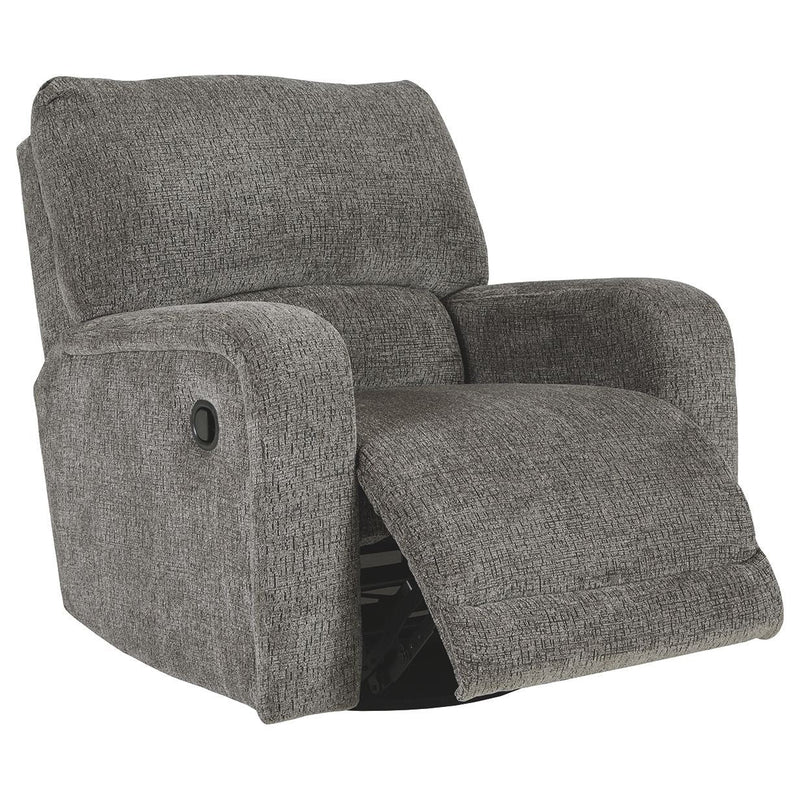 Wittlich - Slate - Swivel Glider Recliner-Washburn's Home Furnishings