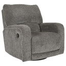 Wittlich - Slate - Swivel Glider Recliner-Washburn's Home Furnishings