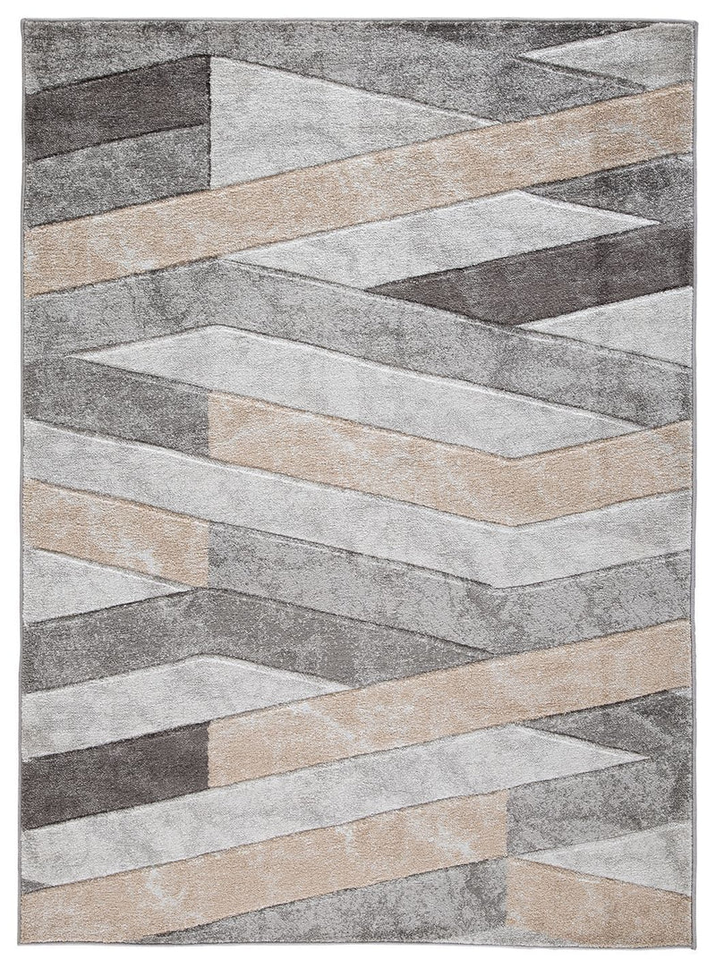 Wittson - Beige/gray - Medium Rug-Washburn's Home Furnishings