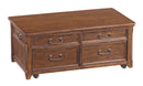 Woodboro - Dark Brown - Lift Top Cocktail Table-Washburn's Home Furnishings