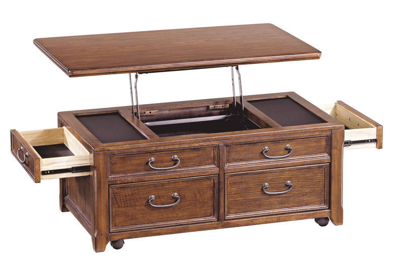 Woodboro - Dark Brown - Lift Top Cocktail Table-Washburn's Home Furnishings