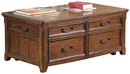 Woodboro - Dark Brown - Lift Top Cocktail Table-Washburn's Home Furnishings