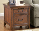 Woodboro - Dark Brown - Media End Table-Washburn's Home Furnishings