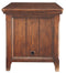 Woodboro - Dark Brown - Media End Table-Washburn's Home Furnishings