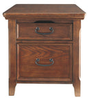 Woodboro - Dark Brown - Media End Table-Washburn's Home Furnishings