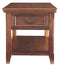 Woodboro - Dark Brown - Rectangular End Table-Washburn's Home Furnishings