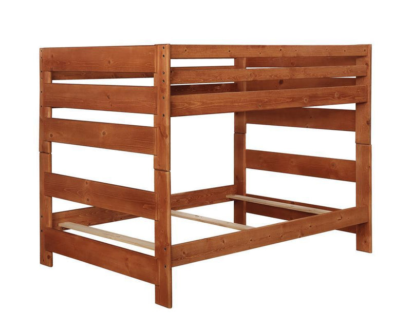 Wrangle Hill - Full Over Full Bunk Bed - Light Brown-Washburn's Home Furnishings