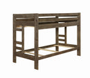 Wrangle Hill - Twin Over Twin Bunk Bed - Brown-Washburn's Home Furnishings