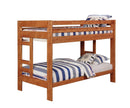 Wrangle Hill - Twin Over Twin Bunk Bed - Light Brown-Washburn's Home Furnishings