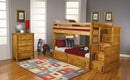 Wrangle Hill - Twin Over Twin Bunk Bed - Light Brown-Washburn's Home Furnishings