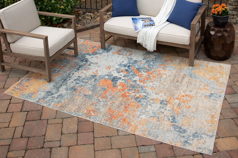 Wraylen - Greige - Medium Rug-Washburn's Home Furnishings