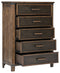 Wyattfield - Brown / Beige - Five Drawer Chest-Washburn's Home Furnishings