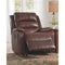 Wylesburg - Mahogany - Rocker Recliner-Washburn's Home Furnishings