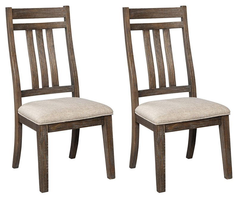 Wyndahl - Rustic Brown - Dining Chair (set Of 2) - Slatback-Washburn's Home Furnishings