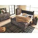 Wynnlow - Gray - King Upholstered Poster Bed-Washburn's Home Furnishings