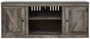 Wynnlow - Gray - Lg Tv Stand W/fireplace Option-Washburn's Home Furnishings