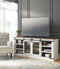 Wystfield - White/brown - Extra Large Tv Stand-Washburn's Home Furnishings