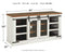 Wystfield - White/brown - Large Tv Stand-Washburn's Home Furnishings