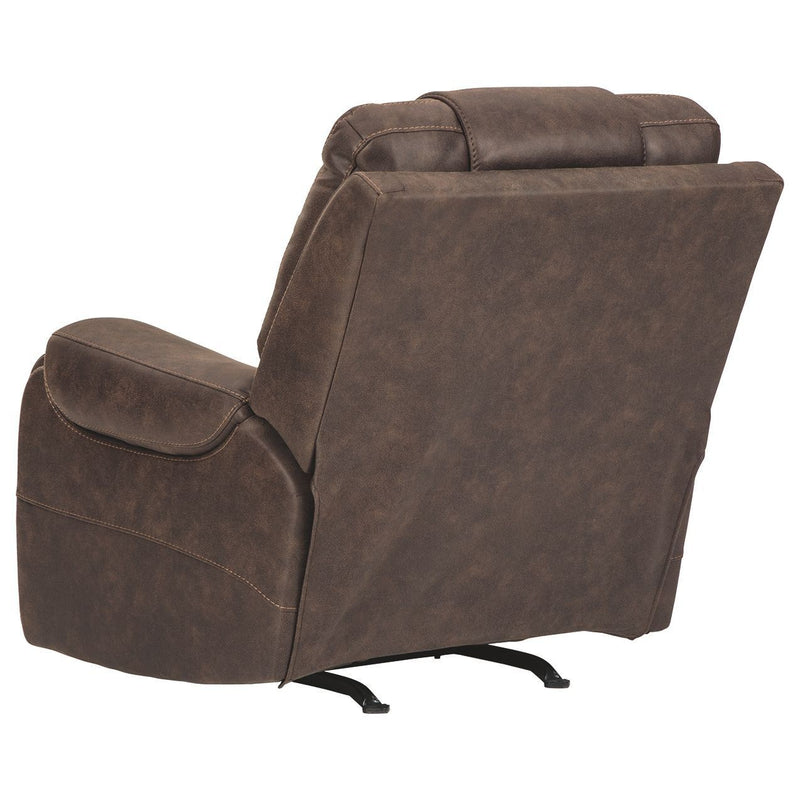 Yacolt - Walnut - Pwr Recliner/adj Headrest-Washburn's Home Furnishings