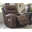 Yacolt - Walnut - Pwr Recliner/adj Headrest-Washburn's Home Furnishings