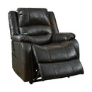 Yandel - Black - Power Lift Recliner-Washburn's Home Furnishings