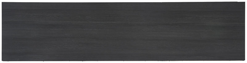 Yarlow - Black - Extra Large Tv Stand-Washburn's Home Furnishings