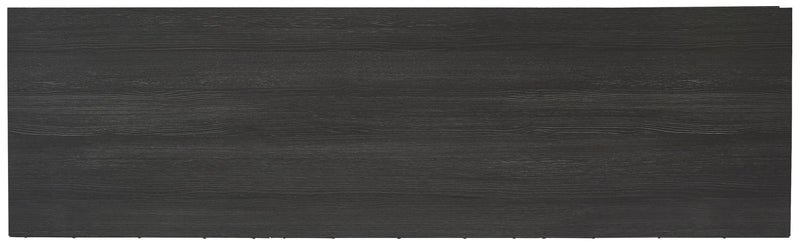 Yarlow - Black - Large Tv Stand-Washburn's Home Furnishings