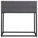 Yarlow - Black - Rectangular End Table-Washburn's Home Furnishings