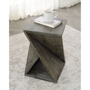 Zalemont - Distressed Gray - Accent Table-Washburn's Home Furnishings