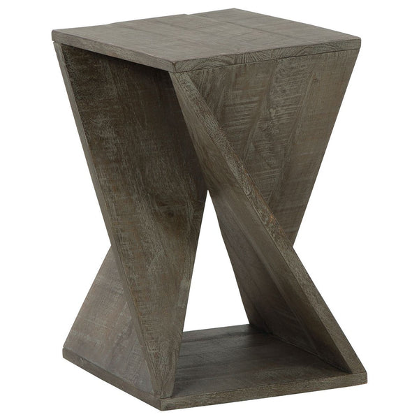 Zalemont - Distressed Gray - Accent Table-Washburn's Home Furnishings