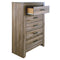 Zelen - Warm Gray - Five Drawer Chest-Washburn's Home Furnishings