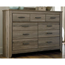 Zelen - Warm Gray - Seven Drawer Dresser-Washburn's Home Furnishings