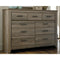 Zelen - Warm Gray - Seven Drawer Dresser-Washburn's Home Furnishings