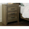 Zelen - Warm Gray - Two Drawer Night Stand-Washburn's Home Furnishings