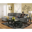 Zella - Charcoal - Left Arm Facing Sofa 2 Pc Sectional-Washburn's Home Furnishings