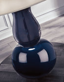 Zellrock - Navy - Ceramic Table Lamp (1/cn)-Washburn's Home Furnishings